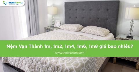 Nệm Vạn Thành 1m, 1m2, 1m4, 1m6, 1m8 giá bao nhiêu? | Thegioinem.com