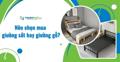 Nên chọn mua giường sắt hay giường gỗ? | Thegioinem.com