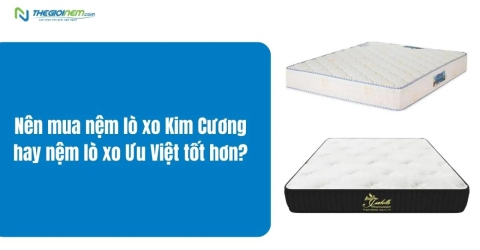 Nên Mua Nệm Lò Xo Kim Cương Hay Nệm Lò Xo Ưu Việt Tốt Hơn?