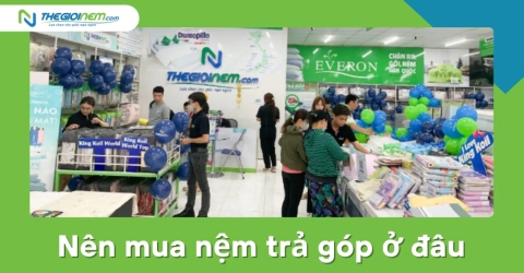 Nên mua nệm trả góp ở đâu