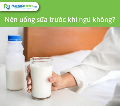 Nên uống sữa trước khi ngủ không?