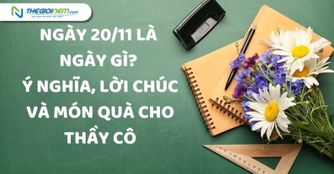 Ngày 20/11 là ngày gì? Ý nghĩa, lời chúc và món quà phù hợp cho thầy cô