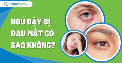 Ngủ dậy bị đau mắt có sao không?