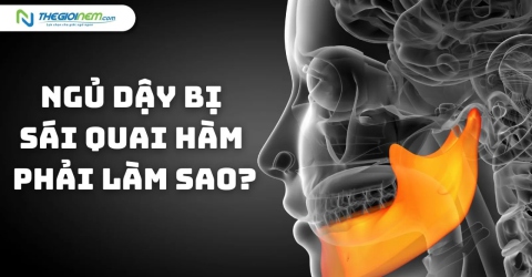 Ngủ dậy bị sái quai hàm phải làm sao?