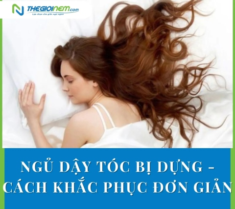 Ngủ dậy tóc bị dựng - cách khắc phục đơn giản