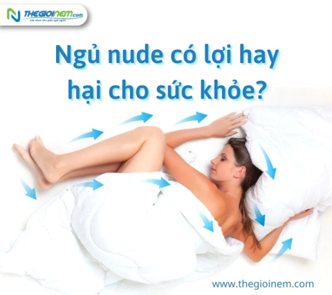 Ngủ nude có lợi hay hại cho sức khỏe? | Thegioinem.com