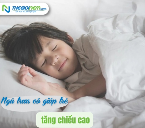 Ngủ trưa có giúp trẻ nhỏ tăng chiều cao không?