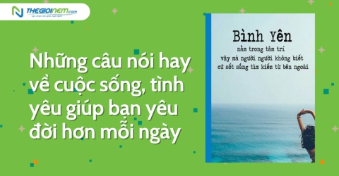 Những câu nói hay về cuộc sống, tình yêu giúp bạn yêu đời hơn mỗi ngày