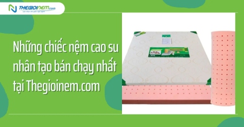 Những chiếc nệm cao su nhân tạo bán chạy nhất tại Thegioinem.com