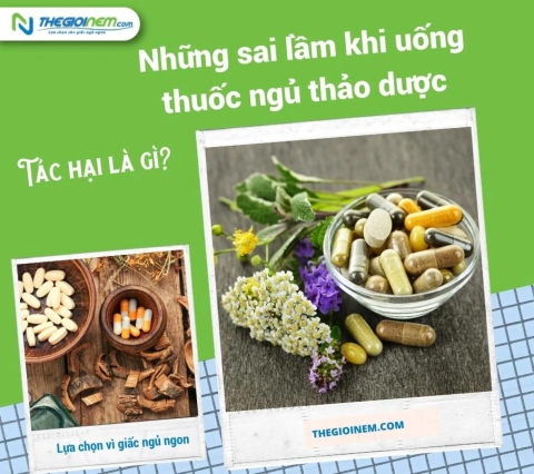 Những sai lầm khi uống thuốc ngủ thảo dược. Tác hại là gì?