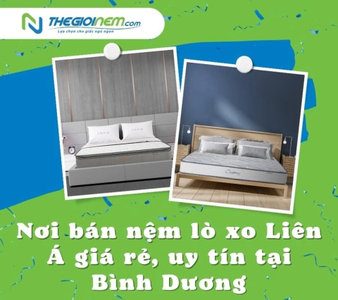 Nơi bán nệm lò xo Liên Á giá rẻ, uy tín tại Bình Dương | Thegioinem.com