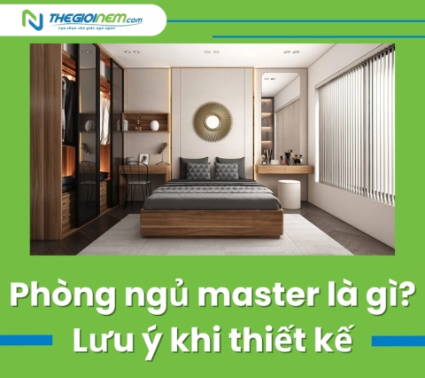 Phòng ngủ master là gì? Lưu ý khi thiết kế