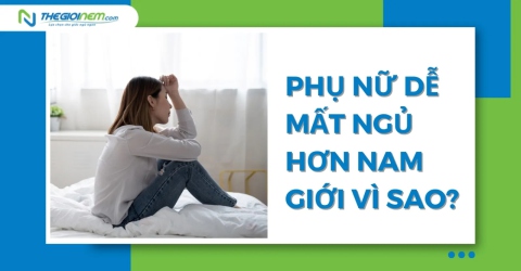 Phụ nữ dễ mất ngủ hơn nam giới vì sao?