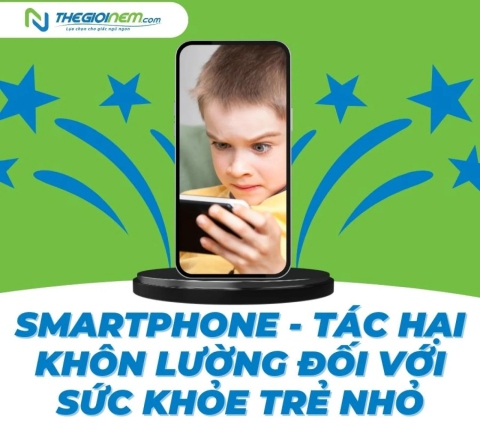 Smartphone - Tác hại khôn lường đối với sức khỏe trẻ nhỏ