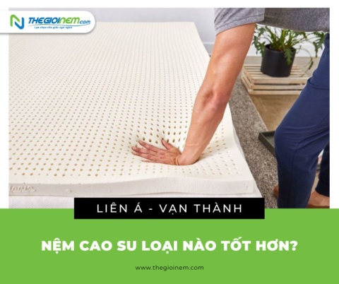 So Sánh Nệm Cao Su Liên Á Và Cao Su Vạn Thành Loại Nào Tốt Hơn?