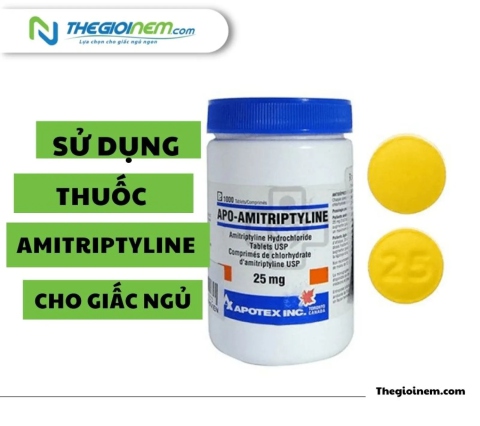 Sử dụng thuốc Amitriptyline cho giấc ngủ