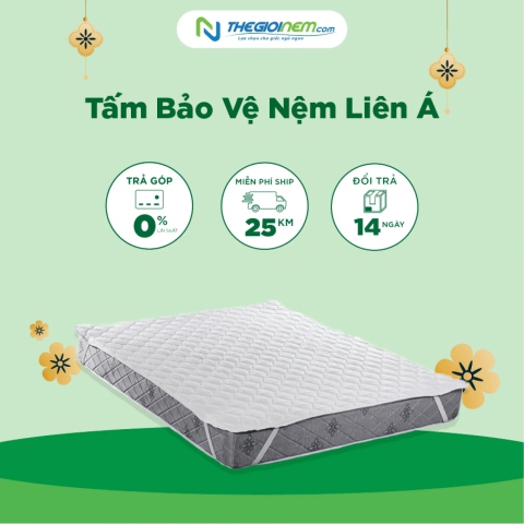 Tấm Bảo Vệ Nệm Liên Á | Ưu Đãi 10% | Thegioinem.com