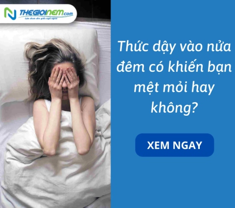 Thức dậy vào nửa đêm có khiến bạn mệt mỏi hay không?