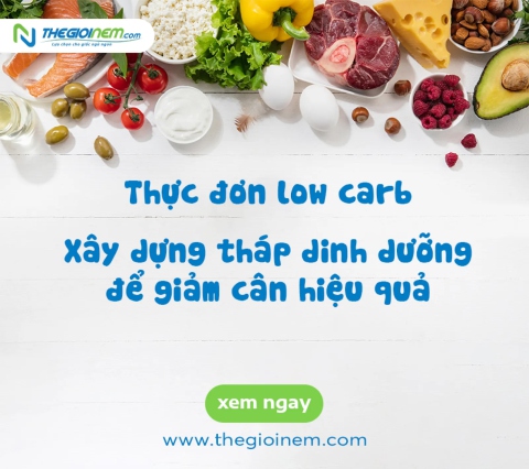 Thực đơn low carb - Xây dựng tháp dinh dưỡng để giảm cân hiệu quả