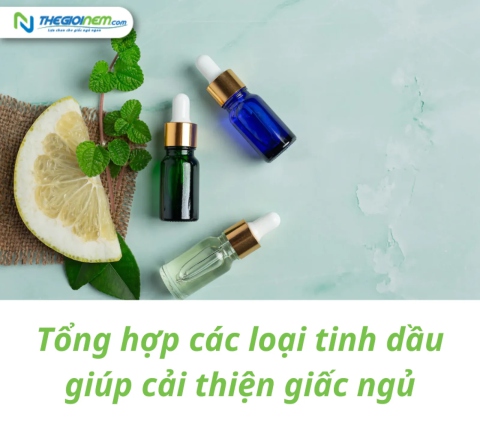 Tổng hợp các loại tinh dầu giúp cải thiện giấc ngủ