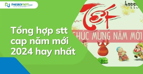 Tổng hợp stt, cap năm mới 2024 hay nhất