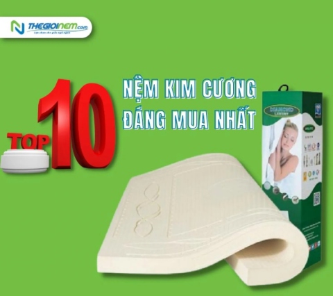 Top 10 nệm Kim Cương đáng mua nhất hiện nay | Thegioinem.com