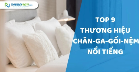 Top 9 Thương Hiệu Chăn-Ga-Gối-Nệm Nổi Tiếng Được Nhiều Khách Hàng Tin Dùng