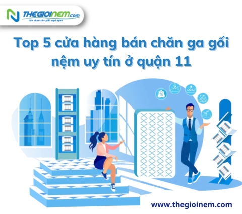 Top 5 cửa hàng bán chăn ga gối nệm uy tín ở quận 11 HCM