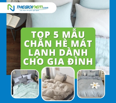 Top 5 mẫu chăn hè mát lạnh dành cho gia đình - Thế Giới Nệm