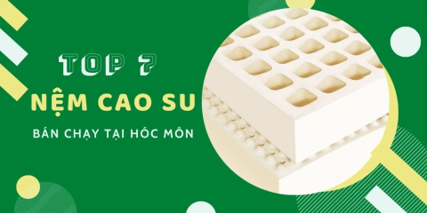 Top 7 nệm cao su bán chạy tại Hóc Môn