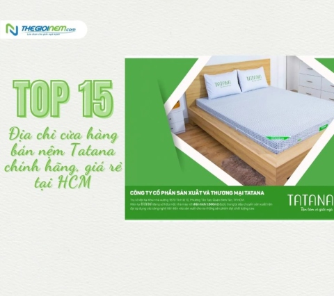 Top 15 địa chỉ cửa hàng bán nệm Tatana chính hãng giá tốt tại HCM