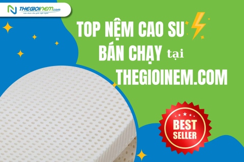 Top Nệm Cao Su Bán Chạy tại Thegioinem.com