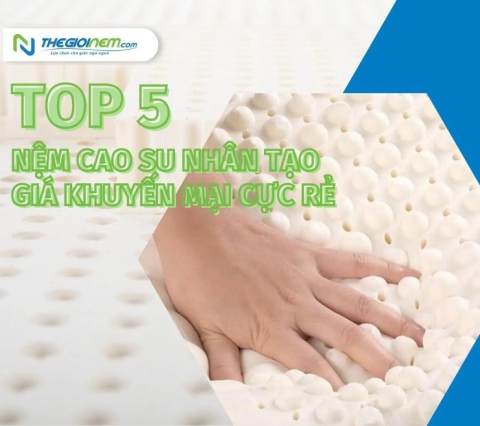 Top 5 nệm cao su nhân tạo khuyến mãi cực rẻ | Thegioinem.com