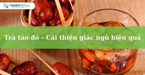 Trà táo đỏ - Cải thiện giấc ngủ hiệu quả