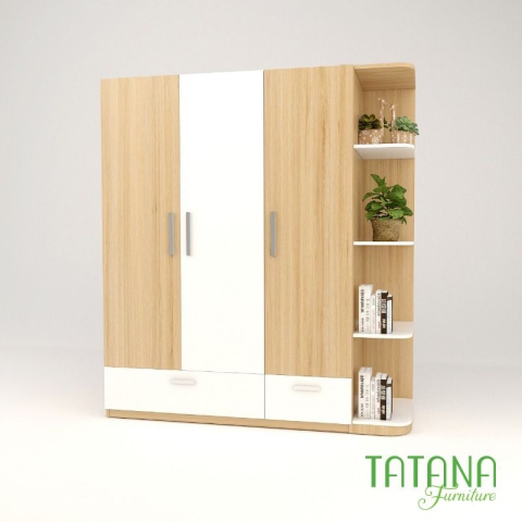 Tủ quần áo Tatana TU014 Khuyến Mãi Hấp Dẫn Tại Thegioinem.com