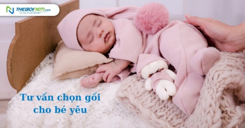 Tư vấn chọn gối cho bé yêu