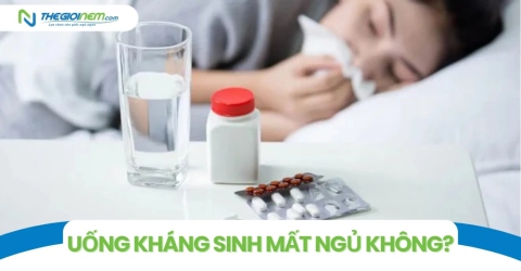 Uống kháng sinh mất ngủ không?