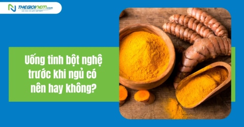 Uống tinh bột nghệ trước khi ngủ có nên hay không?