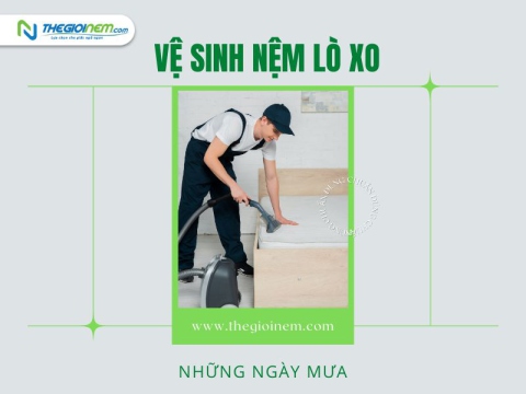 Cách vệ sinh nệm lò xo đúng chuẩn | Thegioinem.com