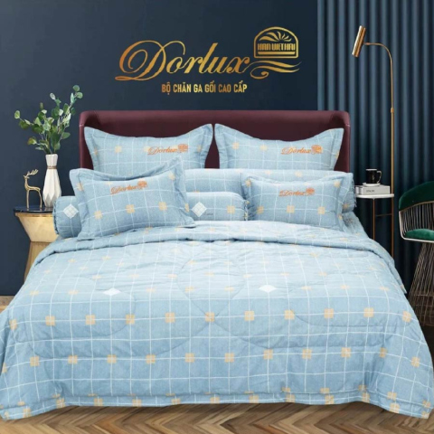 Bộ chăn ga Dorlux 306 Hàn Việt Hải giảm 25% + Quà| Thegioinem.com