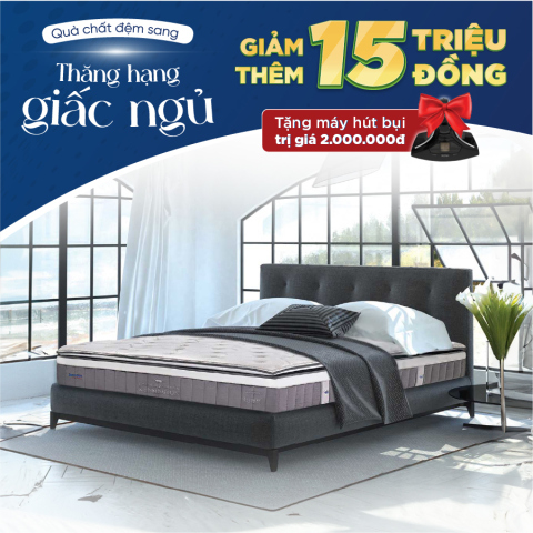 Đệm Lò Xo Dunlopillo Royal Kensington Giảm 20% + Quà |Thegioinem.com