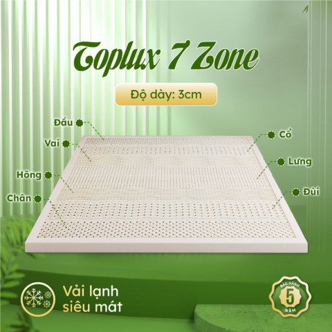 Topper Cao Su Kim Cương TOPLUX 7’ZONE Ưu Đãi 20% Tại Thegioinem.com