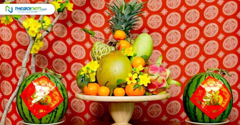 Mâm ngũ quả ngày Tết 2025 theo miền Bắc, Trung, Nam - Thế Giới Nệm