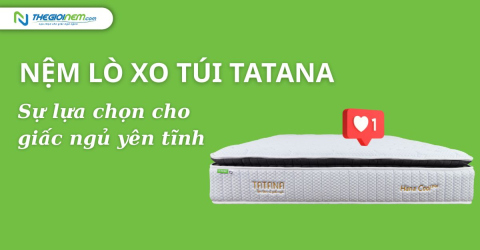 Nệm lò xo túi độc lập TATANA – Sự lựa chọn cho giấc ngủ yên tĩnh