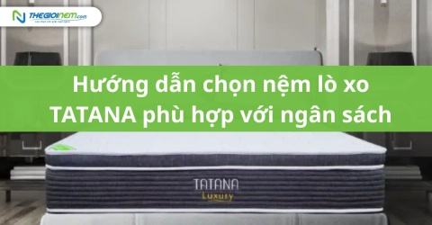 Hướng dẫn chọn nệm lò xo TATANA phù hợp với ngân sách