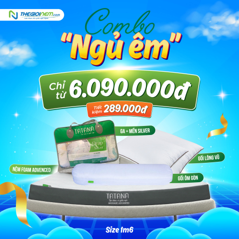 Combo Ngủ Êm - Nâng Niu Giấc Ngủ Mỗi Đêm