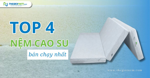 Top 4 mẫu nệm cao su bông bán chạy nhất
