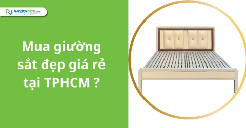 Mua giường sắt đẹp giá rẻ tại TPHCM