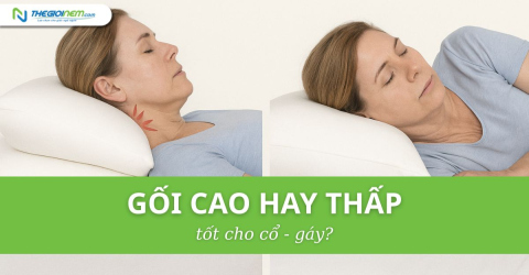 Gối cao hay thấp thì tốt cho cổ – gáy?