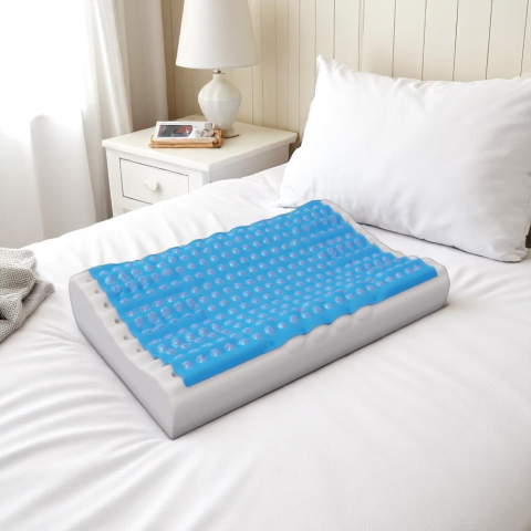 Gối Gel Massage Pillow Kim Cương